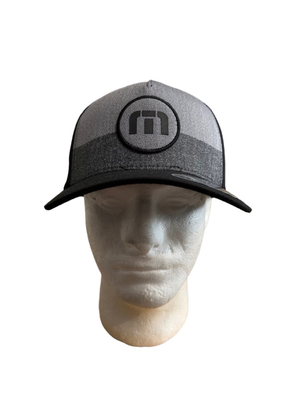 Travis Mathew Black Logo Snapback Hat